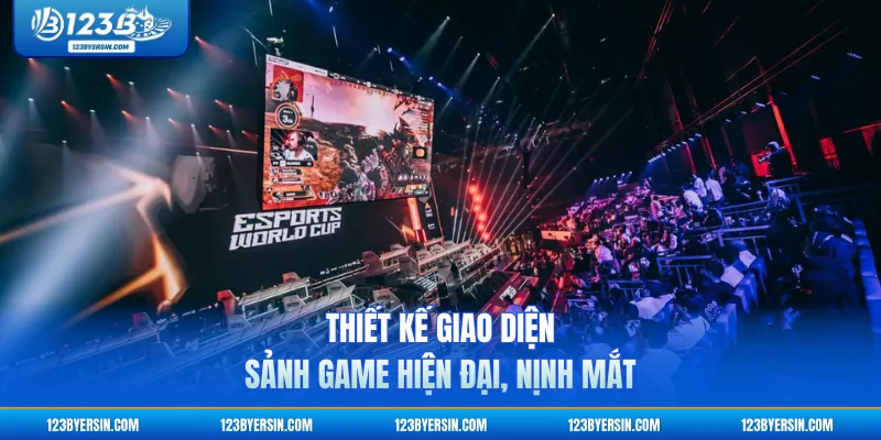 Thiết kế giao diện sảnh game hiện đại, nịnh mắt